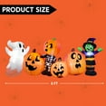 thumbnail image 6 of Joyfy 8 FT Halloween Inflatable Long Pumpkin Patch Decorations Inflatables with Build-in LEDs,Halloween Decor Outdoor Blow Up Yard Decorations, 6 of 8