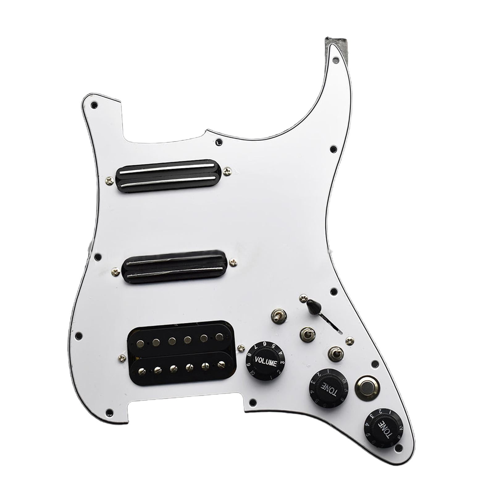 Rushawy Guitar Pickguard Loaded Prewired Scratchplate for Electric Guitars Accessory with switch