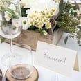 thumbnail image 3 of sunsanly 60Pcs Golden Foil Border Place Cards Wedding Dinner Parties Table Cards Tent Escort Name Cards Folded Business Cards, 3 of 8