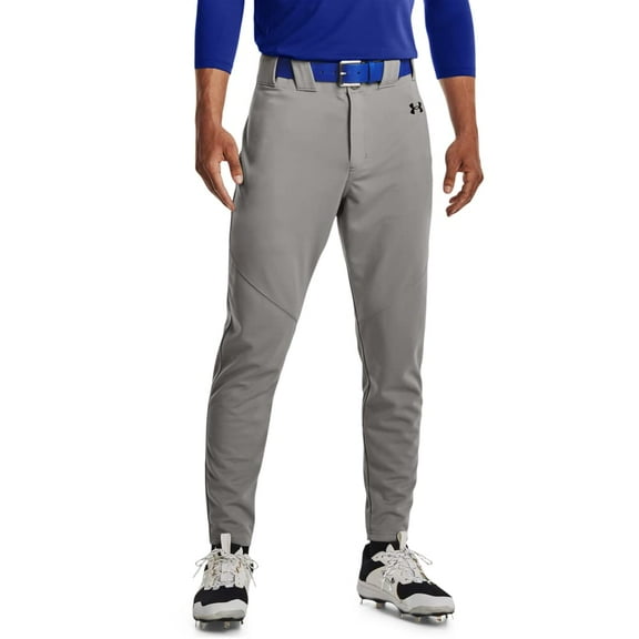Under Armour Men's Utility Baseball Straight Leg Pant Pipe 22, (080) Baseball Gray / / Black, 3X-Large