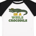 thumbnail image 4 of Inktastic In a While Crocodile with Cool Green Crock in Sunglasses Boys or Girls Toddler T-Shirt, 4 of 5