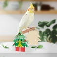 thumbnail image 6 of Parrot Play Stand Bar Chewing Toys Supplies Platform Arcylic Gym Stand Bird Play Stand Table Playstand for Indoor Outdoor Finch Lovebirds C Desktop, 6 of 9