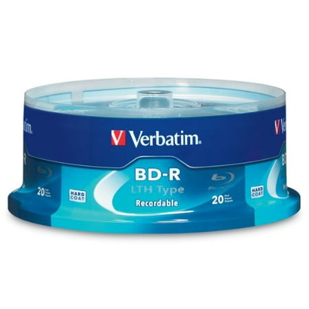 Verbatim 25GB 6x Blu-ray Single-Layer Recordable Disc, 20-Disc