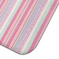 thumbnail image 5 of Pink and Green Striped Pattern Dish Drying Mat for Kitchen 1 Pack, Ultra Absorbent Microfiber Dishes Drainer Mats,16"x18", 5 of 6