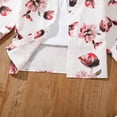thumbnail image 5 of Hienoo Big Girls Clothes Outfits Floral Print Sun Protction Long Sleeve Shirt & Shorts Set, 5 of 8