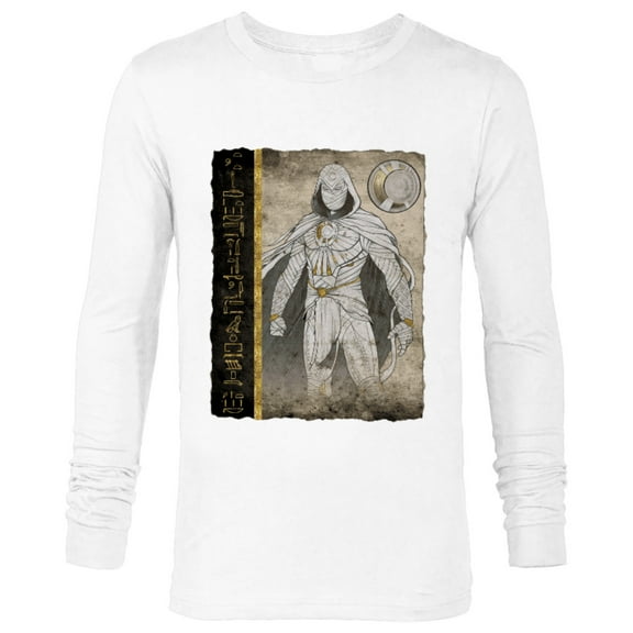 Marvel Moon Knight Egyptian Papyrus - Long Sleeve T-Shirt for Men - Customized-White