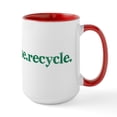 thumbnail image 2 of CafePress - Reduce.Reuse.Recycle. Large Mug - 15 oz Ceramic Large White Novelty Mug, 2 of 4