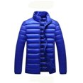 thumbnail image 1 of Manteau Matelassé d'Hiver pour Hommes, Résistant à l'Eau, Compressible, à Capuche, Léger et Isolé, 1 of 3