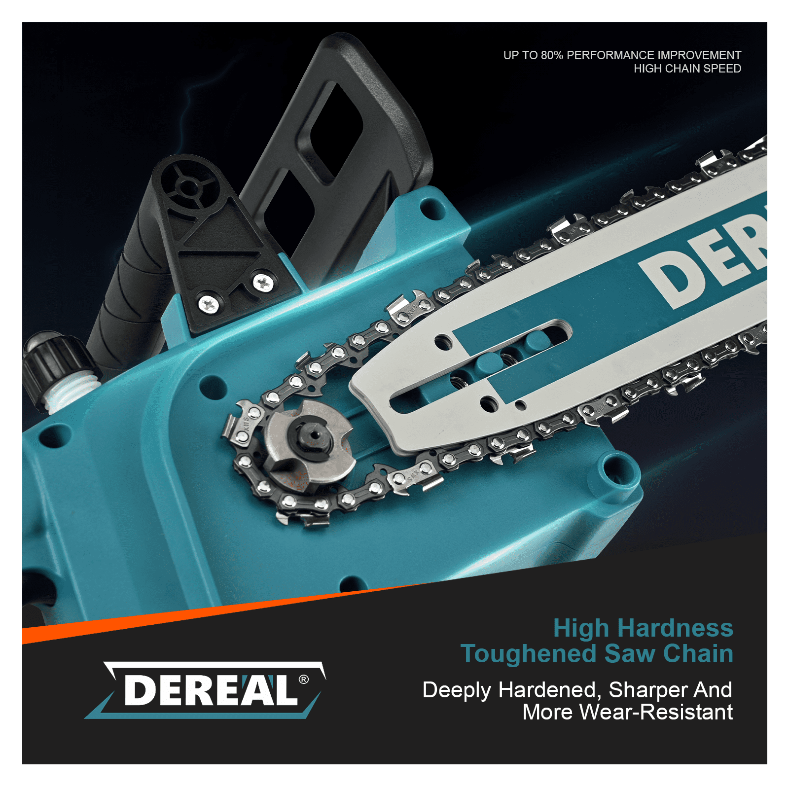12-Inch Cordless Chainsaw | Electric Brushless Handheld 20V Battery Powered for Wood & Tree Trimming