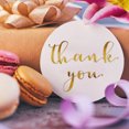thumbnail image 2 of 500Pcs/Roll Thank You Hot Stamping Stickers Self Adhesive Round Labels Sealing Labels Decal Baking Gift Decor Hi.FANCY, 2 of 6
