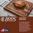 thumbnail image 6 of John Boos Walnut Wood Juice Groove Cutting Board w/Boos Block Cream, 3 Pack, 6 of 12