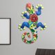 thumbnail image 3 of Gecko de metal, escultura decorativa colgante para pared, ideal para el hogar, jardín, patio o cerca. Azul, 3 of 7