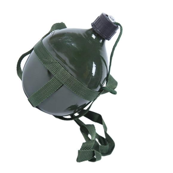 Botella de Agua Greeniant de Aluminio Durable Verde 2.5L para Acampar