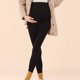 thumbnail image 5 of ShomPort Maternity Winter Warm Fleece Lined Stirrup Leggings Thick Thermal Tights Pants High Waisted Yoga Pants Cold Weather, 5 of 5