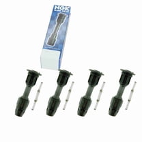 4 pc NGK 58996 Ignition Coil Boots for 175-1065 178002 671-8177 702507 SPB189 SPP126E Direct Spark Plug Wire Fits select: 1997-2001 INFINITI Q45