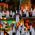 thumbnail image 5 of Halloween Decorations Solar Garden Lights Outdoor, 6in 1 Halloween Decorations Lights with Scary Party Gifts Decor, Solar Scary Path Lights for Halloween Party Decor Cold White, 5 of 7