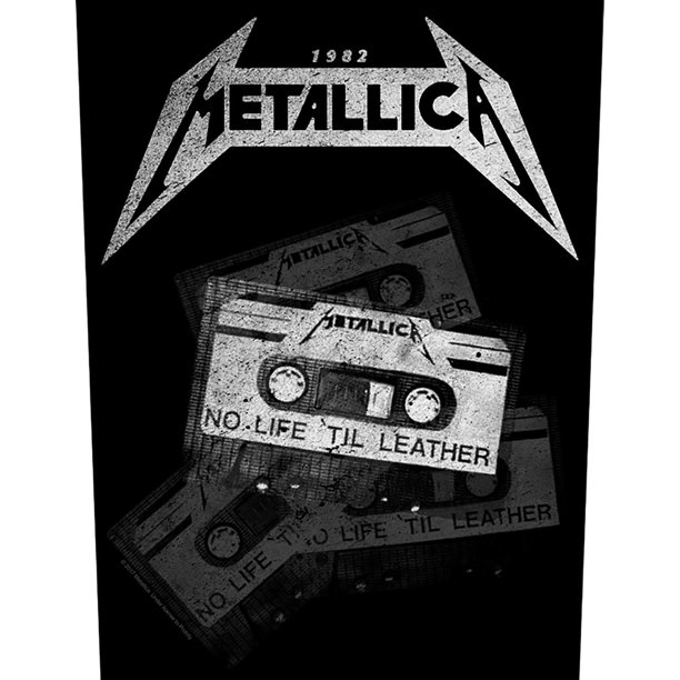 Metallica - Parche No Life 'Til Leather (Negro, Blanco)