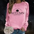 thumbnail image 4 of Fall Sweatshirts for Women 2025 Long Sleeve Crewneck Farm Fresh Autumn Harvest Graphic Sweatshirt Pullover Tops, 4 of 6