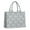 Gray Cartoon Unicorn, variant on Large Capacity Tote Bag,Light Purple Cartoon Unicorn Heart Pattern Handbag Fashion Luxury Tote Bag,15.7"x13"x 5.1" Inches,Laptop Compatible