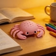 thumbnail image 6 of PoyoKee Fidget Toys, Soft Silicone Cute Crab Pool Toys, Spray Water Fidgets for Bath, Stress Relief Decompression, Stress Balls for Adults, Pink, 6 of 6