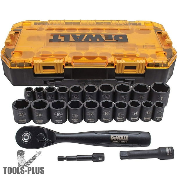 Dewalt Dwmt74738 23-pc. Impact Socket Set, 3 8-in. Drive - Quantity 1 