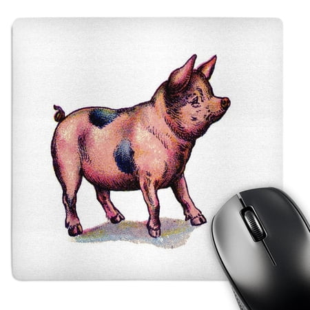 3dRose  Vintage Pink and Gray Pig  MousePad price history on PriceWatchPro