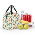 thumbnail image 4 of Pofeuu Cute Carrot Print Lunch Bag Lunch Box Large Capacity Insulated Lunch Bag for Adult, Leakproof Reusable Lunch Tote Bags for Work, 4 of 5
