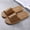 Yellow, variant on Natural Rattan Woven Slide Sandals Breathable Non-slip Slippers Refreshing Comfortable Indoor Outdoor Summer Vacation Footwear Black 45