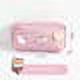 thumbnail image 3 of Estuche para lápices Brillar Kawaii Rosa Estético Útiles escolares, 3 of 3
