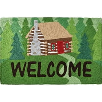 Welcome To The Cabin Jellybean Accent Washable Rug 20" x 30" JB-BBS003