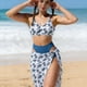 thumbnail image 1 of Traje de baño de 2 piezas para mujer, trajes de baño para mujer, lindo conjunto de traje de baño de playa de verano para niños con estampados florales, conjunto de traje de baño de dos piezas para niñ, 1 of 9