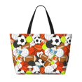 thumbnail image 2 of Easygdp Colorful Balls Bolsa de Viaje de Playa de Gran Capacidad, Bolsa Tote Perfecta para la Playa, Escapadas de Fin de Semana y Viajes, 2 of 7