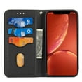 thumbnail image 6 of SaniMore for iPhone 15 Plus (6.7" 2023) Case, Hand Lanyard, Wallet Cover [Card Slots Cash Pocket] Kickstand Shockproof TPU PU Leather Folio Magnetic Drop-proof Full Protective Business Shell, Black, 6 of 11