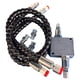 thumbnail image 4 of Kit de válvulas de amortiguación para miniexcavadoras, accesorios compatibles con mangueras hidráulicas de 1/4", reemplazo directo, extremos, 4 of 8