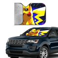 thumbnail image 4 of Windshield Sun Shade Foldable Car Front Window Sunshade For Car Suv Trucks Vans - Best Heat Shield Blocker Visor Cover Blocks Uv Rays And Keeps Your Vehicle Cool-Small, 4 of 5