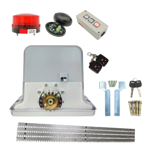 1800KGS Automatic Sliding Gate Operator Of AC220V/110V Motor As Door Closer Gate Motor Engine(sensor,button,lamp, Optional) Pack ,Easy to Install