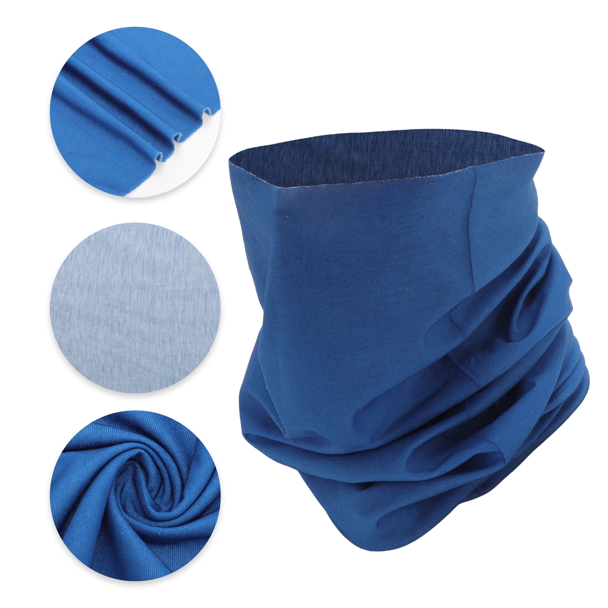 Unique Bargains Multi-function Face Scarf Mask 1 Pc Blue