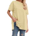 thumbnail image 2 of Womens Basic Tee womens flowy summer tops, 2 of 5