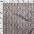 thumbnail image 2 of oneOone Cotton Poplin Light Grayish Blue Fabric Triangle Geometric Craft Projects Decor Fabric Printed By The Yard 56 Inch Wide, 2 of 4