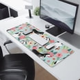 thumbnail image 2 of Long Mouse Pads for Desk,Husky and Pioneer Flower Desk Mats on Top Of Desks, Desk Mouse Pad Extra Large with 3mm Non-Slip Base and Stitched Edge for Gaming,Office,Work,Home 31.5"x11.8", 2 of 6