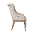 thumbnail image 4 of Benjara Doe 27" Armchair (Set of 2)- Button Tufted- Wingback Design- Cream, 4 of 5