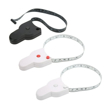 

2024 3Pcs Body Measuring Tape Double Side Centimeter Inch Clear Marks Ergonomic Retractable Automatic Telescopic Tape Measure