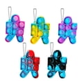 thumbnail image 1 of Llavero Fidget Toy Leencum, 5 unidades, pequeño y sencillo para aliviar el estrés, 1 of 9
