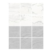 Floorpop Langley Grey Peel and Stick Floor Tiles