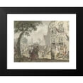 thumbnail image 2 of Leendert Overbeek 14x11 Black Modern Framed Museum Art Print Titled - Village Fair (1762 - 1815), 2 of 5