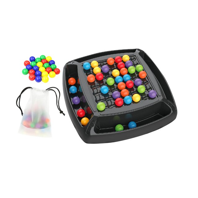 Lipstore Peg Board Beads Game Creative Rainbow Matching Game for Game Travel Children 48 pieces