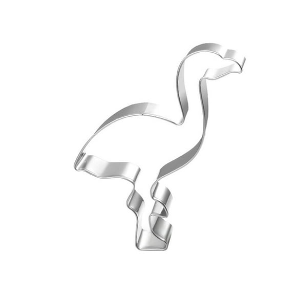 FONDOTIN 1Pcs Flamingo Shape Stainless Steel Baking Mold For Cake Decoration And Diy Activities