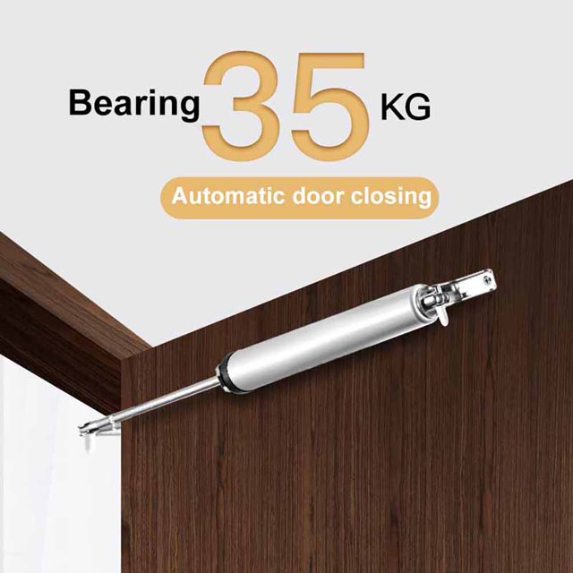Cierra Puertas Likrtyny Cierrapuertas automático Aleación de aluminio Cierre suave 90 grados