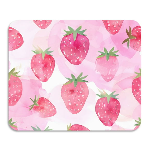 Strawberry Pink Dish Drying Mat Water Absorbent Non Slip Heat Resistant Dish Drainer Rack Mats for Kitchen