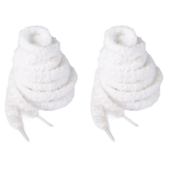 Plush Polyester Shoelaces 100cm Long 10mm Wide Shoe Laces Shoelaces for Adults Teen Sneakers Trainers Running Shoe